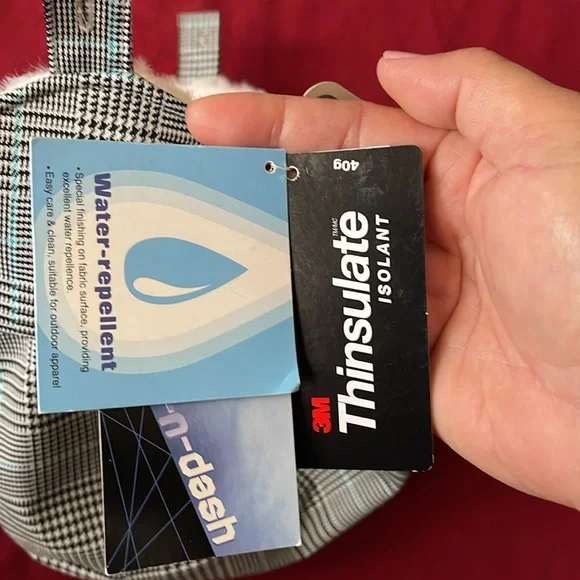 NWT San Diego Hat Company OS Gray/Black/Blue Plaid Trapper Hat - Picture 15 of 16